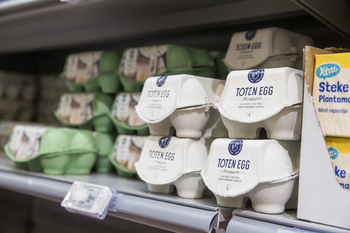 Norsk næringsliv og flere organisasjoner frykter at EUs nye eggregel vil svekke den geografisk spredte eggproduksjonen i Norge og dessuten øke matsvinnet. Illustrasjonsfoto: Terje Pedersen, NTB. Norsk næringsliv og flere organisasjoner frykter at EUs nye eggregel vil svekke den geografisk spredte eggproduksjonen i Norge og dessuten øke matsvinnet. Illustrasjonsfoto: Terje Pedersen, NTB.