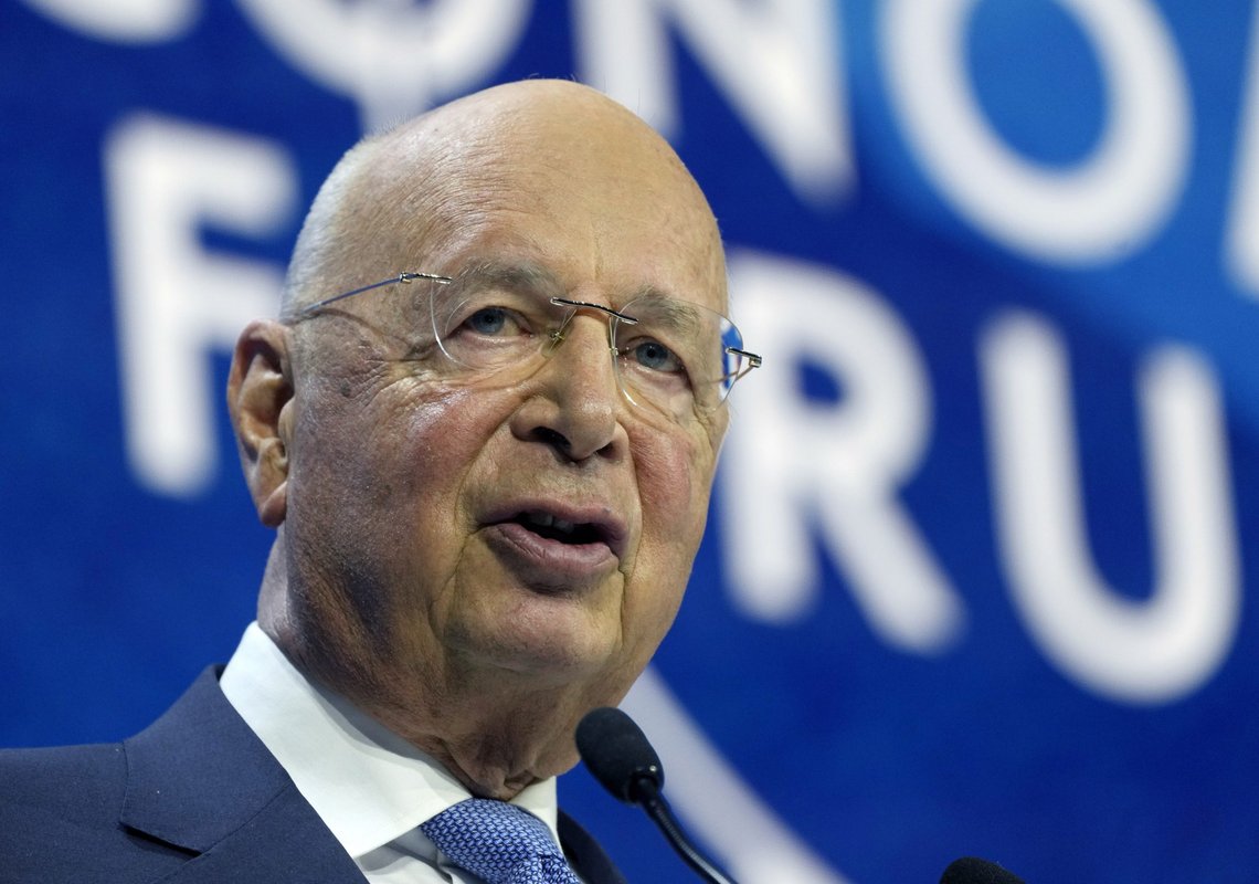 Klaus Schwab er president og grunnlegger av World Economic Forum, som nylig avholdt sitt årlige møte i Davos. Foto: AP /Markus Schreiber /NTB Klaus Schwab er president og grunnlegger av World Economic Forum, som nylig avholdt sitt årlige møte i Davos. Foto: AP /Markus Schreiber /NTB