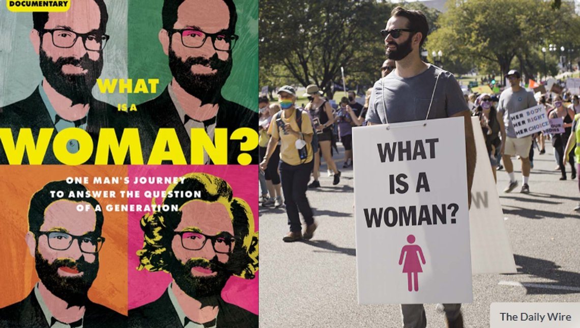 What is a woman? Dette tilsynelatende enkle spørsmålet kan ikke dagens akademikere besvare, viser Matt Walsh i sin siste film. Promobilder: The Daily Wire What is a woman? Dette tilsynelatende enkle spørsmålet kan ikke dagens akademikere besvare, viser Matt Walsh i sin siste film. Promobilder: The Daily Wire