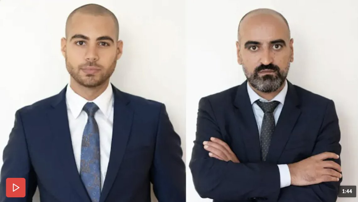 Advokatene Amir «Prinsen» Amdouni og Ekrem «Kungen» Güngör.
Foto: Skjermbilde video TV4 Advokatene Amir «Prinsen» Amdouni og Ekrem «Kungen» Güngör.
Foto: Skjermbilde video TV4