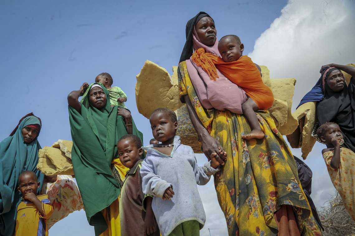 Somalia er et av landene som står overfor en akutt sultkrise. Mangelen på korneksport fra Ukraina har rammet dem spesielt hardt, men det er også flere andre faktorer som spiller inn. Foto: Farah Abdi Warsameh / AP / NTB Somalia er et av landene som står overfor en akutt sultkrise. Mangelen på korneksport fra Ukraina har rammet dem spesielt hardt, men det er også flere andre faktorer som spiller inn. Foto: Farah Abdi Warsameh / AP / NTB