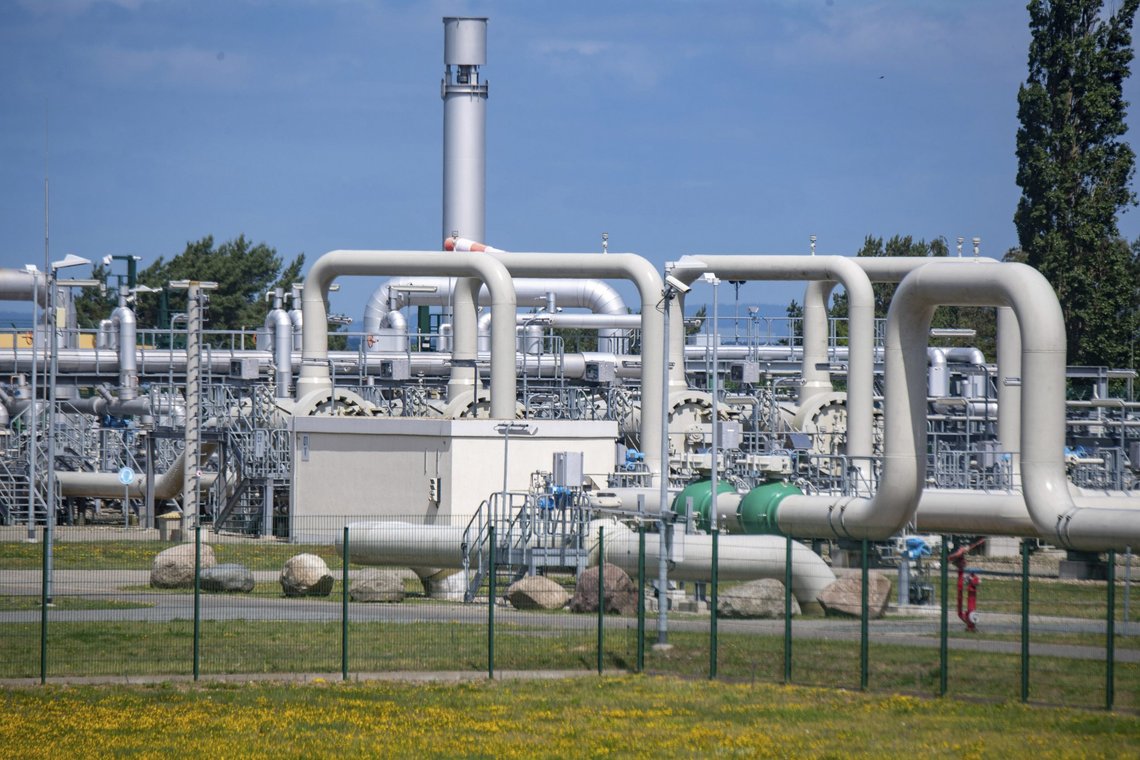 De neste ti dagene kommer det ikke til å flyte naturgass fra Russland til Tyskland gjennom rørledningen Nord Stream 1. Arkivfoto: Stefan Sauer / DPA via AP / NTB De neste ti dagene kommer det ikke til å flyte naturgass fra Russland til Tyskland gjennom rørledningen Nord Stream 1. Arkivfoto: Stefan Sauer / DPA via AP / NTB