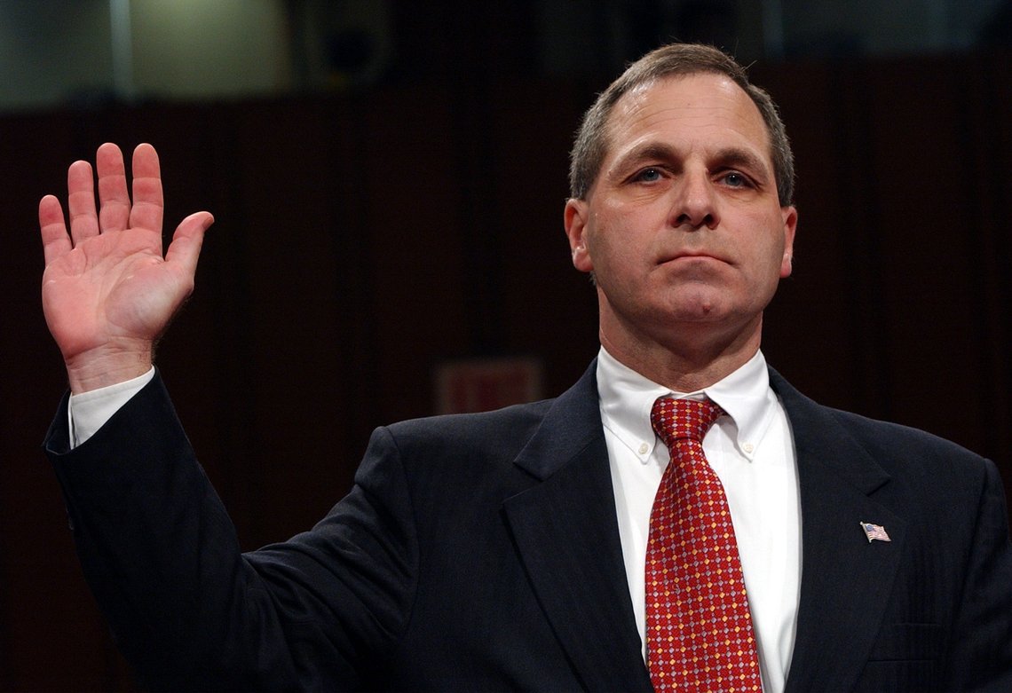 Former FBI Director Louis Freeh is sworn in before the commission investigating the Sept. 11 attacks Tuesday, April 13, 2004, on Capitol Hill in Washington. (AP Photo/Dennis Cook) Former FBI Director Louis Freeh is sworn in before the commission investigating the Sept. 11 attacks Tuesday, April 13, 2004, on Capitol Hill in Washington. (AP Photo/Dennis Cook)
