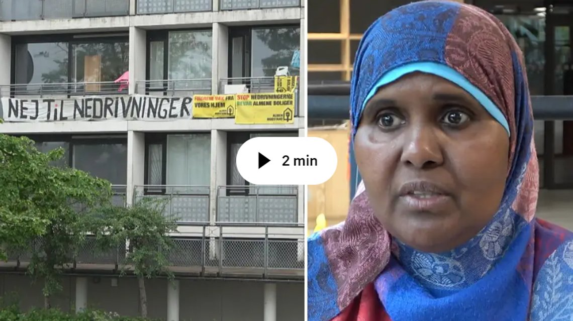 Ikke alle er like begeistret over de nye planene for Gellerup i Århus. Skjermdump SVT Ikke alle er like begeistret over de nye planene for Gellerup i Århus. Skjermdump SVT