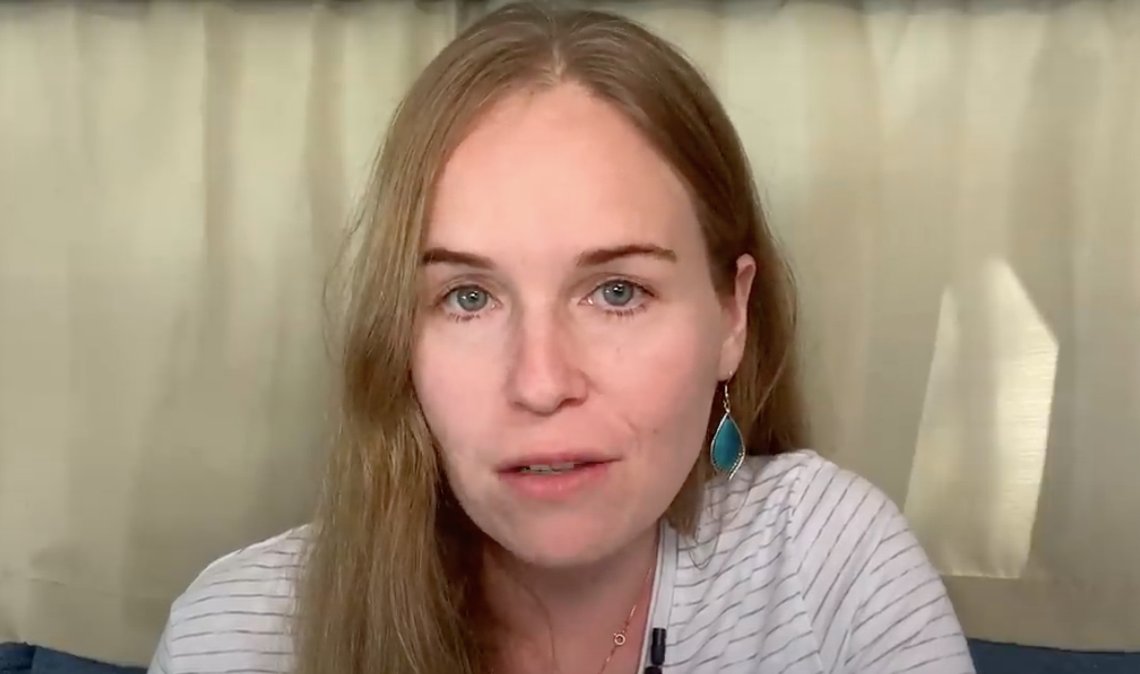 Frihetsforkjemper Monica Smit. Foto: Stillbilde fra YouTube Frihetsforkjemper Monica Smit. Foto: Stillbilde fra YouTube