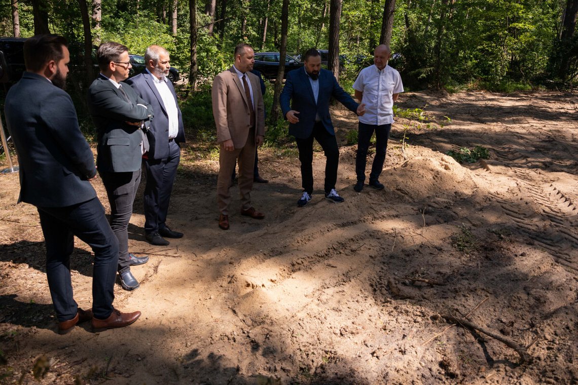 IPNs Karol Nawrocki på en pressekonferanse om oppdagelsen av gravene etter Soldau -ofre. Foto: ipn.gov.pl/ IPNs Karol Nawrocki på en pressekonferanse om oppdagelsen av gravene etter Soldau -ofre. Foto: ipn.gov.pl/