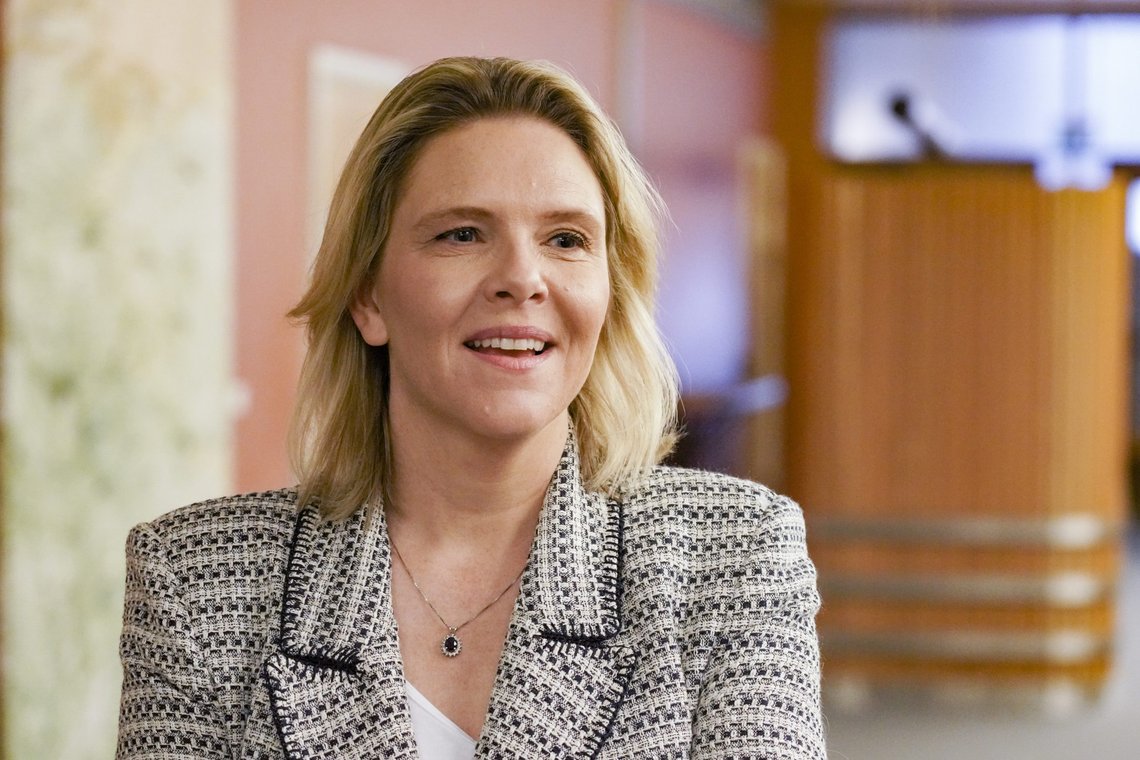 Sylvi Listhaug og FrP mener NRK må ta konsekvensene av tiden vi lever i, og vil halvere budsjettet til statskanalen.
Foto: Ole Berg Rusten / NTB Sylvi Listhaug og FrP mener NRK må ta konsekvensene av tiden vi lever i, og vil halvere budsjettet til statskanalen.
Foto: Ole Berg Rusten / NTB