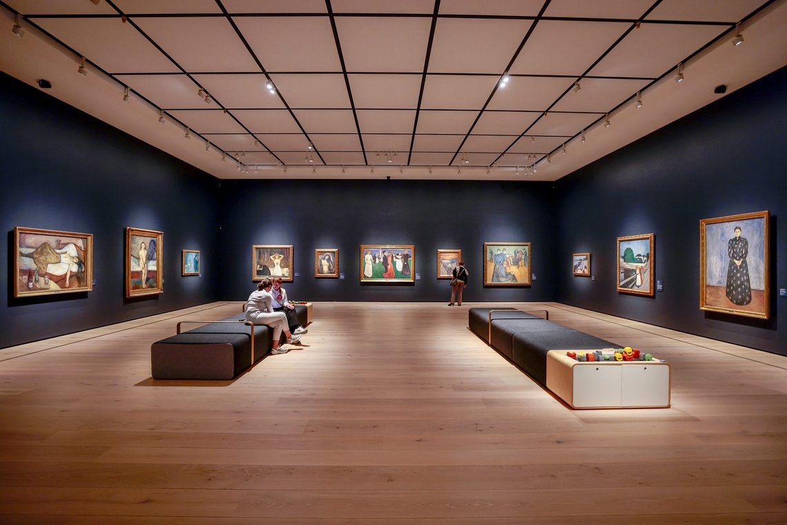 Oslo 20220603.
Store rom - og svært ikoniske verk er på plass i det nye Nasjonalmuseet.
Foto: Geir Olsen / NTB Oslo 20220603.
Store rom - og svært ikoniske verk er på plass i det nye Nasjonalmuseet.
Foto: Geir Olsen / NTB