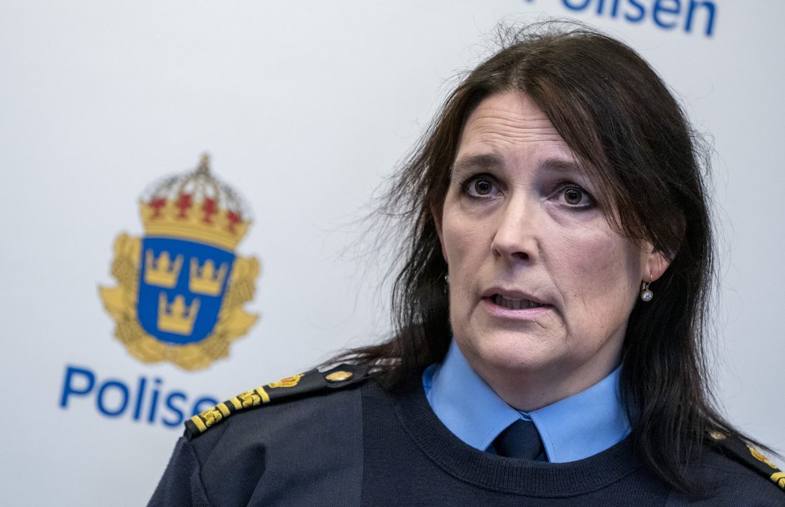 Områdesjef ved Malmö-politiet, Petra Stenkula, sier at den drepte 31-åringen på kjøpesenteret Emporia var godt kjent av politiet. Foto: Johan Nilsson, TT / NTB. Områdesjef ved Malmö-politiet, Petra Stenkula, sier at den drepte 31-åringen på kjøpesenteret Emporia var godt kjent av politiet. Foto: Johan Nilsson, TT / NTB.