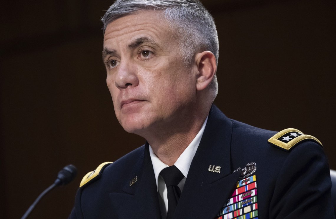 Sjefen for National Security Agency, Paul Nakasone. Foto: Saul Loeb/Pool via AP, File) Sjefen for National Security Agency, Paul Nakasone. Foto: Saul Loeb/Pool via AP, File)