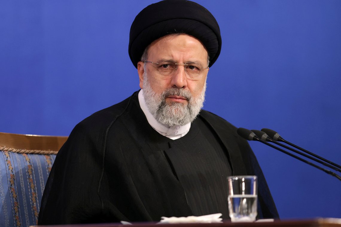 In this photo released by the official website of the office of the Iranian Presidency, President Ebrahim Raisi listens to a question during a press conference in Tehran, Iran, Monday, Aug. 29, 2022. Raisi warned that any roadmap to restore Tehran's tattered nuclear deal with world powers must see international inspectors end their probe on man-made uranium particles found at undeclared sites in the country. (Iranian Presidency Office via AP) In this photo released by the official website of the office of the Iranian Presidency, President Ebrahim Raisi listens to a question during a press conference in Tehran, Iran, Monday, Aug. 29, 2022. Raisi warned that any roadmap to restore Tehran's tattered nuclear deal with world powers must see international inspectors end their probe on man-made uranium particles found at undeclared sites in the country. (Iranian Presidency Office via AP)