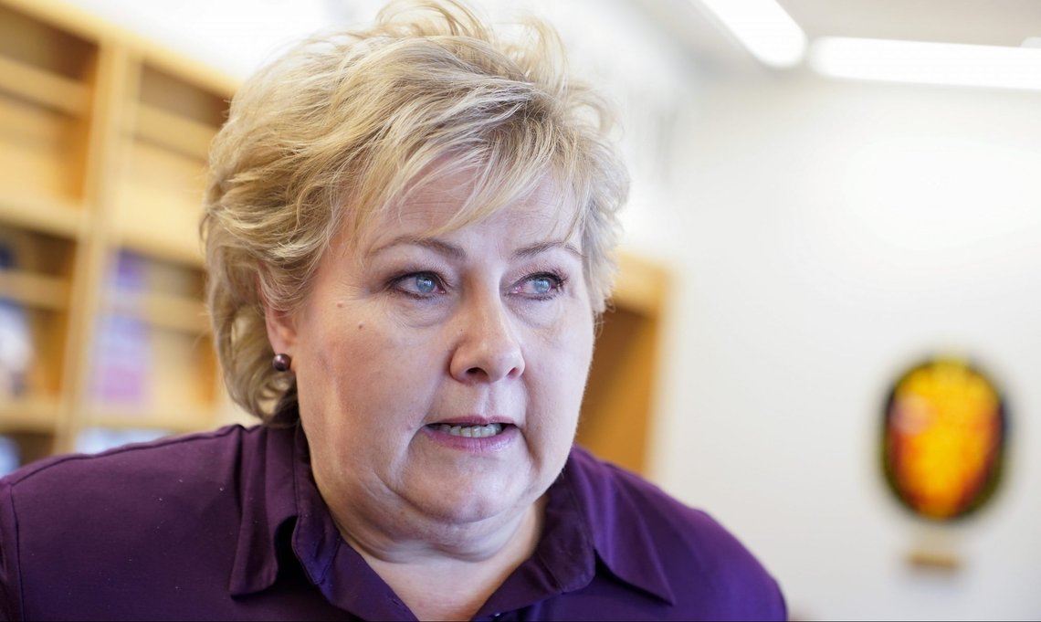 Høyre-leder Erna Solberg har inegn forståelse for Tysklands beslutning om å stenge atomkraftverkene. Foto: Håkon Mosvold Larsen / NTB Høyre-leder Erna Solberg har inegn forståelse for Tysklands beslutning om å stenge atomkraftverkene. Foto: Håkon Mosvold Larsen / NTB