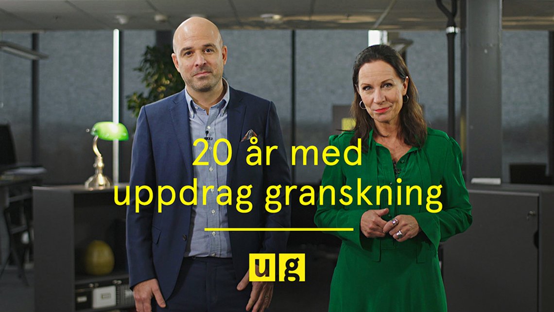 Uppdrag granskning er Sveriges ledende redaksjon for undersøkende journalistikk. I april feiret det populære og velrennomerte programmet 20 år. Foto: SVT/ Uppdrag granskning Uppdrag granskning er Sveriges ledende redaksjon for undersøkende journalistikk. I april feiret det populære og velrennomerte programmet 20 år. Foto: SVT/ Uppdrag granskning