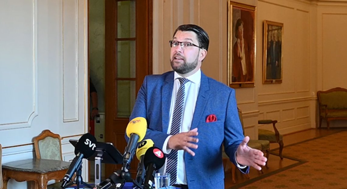 Jimmie Åkesson (SD)
Foto: Roger Sahlström Jimmie Åkesson (SD)
Foto: Roger Sahlström