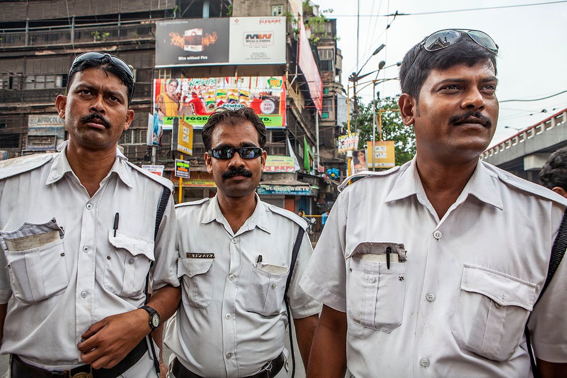 1500 væpnede politimenn gikk midt på natten til angrep på den islamske organisasjonen Popular Front of India og arresterte hundrevis mennesker, blant dem organisasjonens ledere. Foto: Arnt Jensvoll / Document 1500 væpnede politimenn gikk midt på natten til angrep på den islamske organisasjonen Popular Front of India og arresterte hundrevis mennesker, blant dem organisasjonens ledere. Foto: Arnt Jensvoll / Document