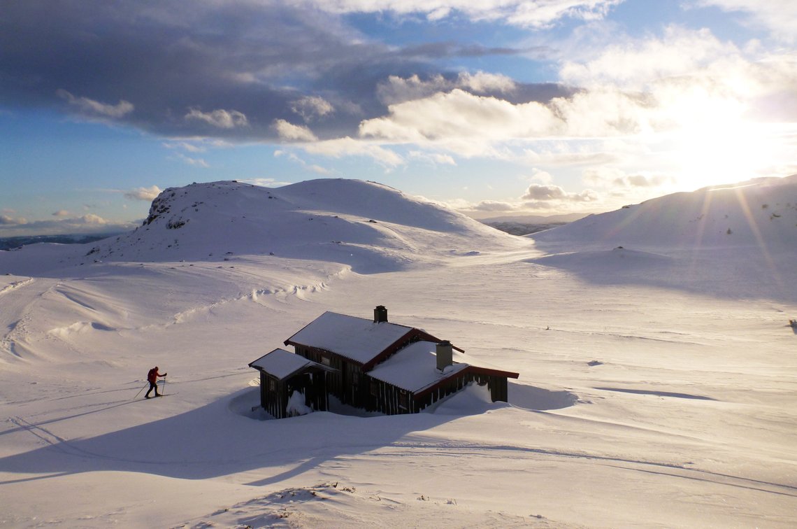 Prisen for hytter på fjellet skal ned, sier meglere. Her er en hytte ved Neverfanten i Eggedalsfjellet i Buskerud. Foto: Erik Johansen / NTB Prisen for hytter på fjellet skal ned, sier meglere. Her er en hytte ved Neverfanten i Eggedalsfjellet i Buskerud. Foto: Erik Johansen / NTB