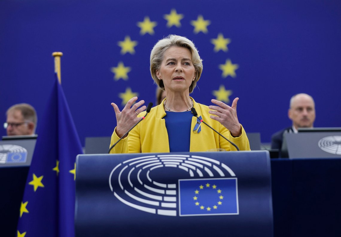 Ursula von der Leyen. Foto: AP/Jean-Francois Badias Ursula von der Leyen. Foto: AP/Jean-Francois Badias