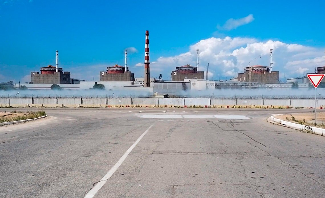 Norge bidrar med 250 millioner kroner for å sikre Ukrainas atomsikkerhet. Bildet er fra kraftverket Zaporizjzja. Foto: Russian Defense Ministry Press Service AP/ NTB Norge bidrar med 250 millioner kroner for å sikre Ukrainas atomsikkerhet. Bildet er fra kraftverket Zaporizjzja. Foto: Russian Defense Ministry Press Service AP/ NTB