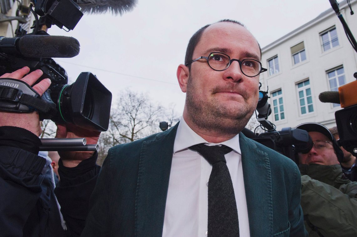 Belgias justisminister Vincent Van Quickenborne, arkivbilde. Foto: Geert Vanden Wijngaert, AP-NTB. Belgias justisminister Vincent Van Quickenborne, arkivbilde. Foto: Geert Vanden Wijngaert, AP-NTB.