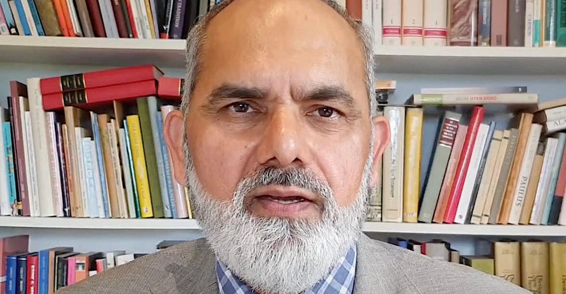 Noor Ahmad. Skjermdump: Kirkelig Dialogsenter Drammen / YouTube. Noor Ahmad. Skjermdump: Kirkelig Dialogsenter Drammen / YouTube.