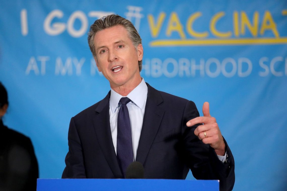 Gary Newsom (D) er guvernør i California og en mulig presidentkandidat. Foto: Gary Coronado/ Los Angeles Times/ Shutterstock/ NTB Gary Newsom (D) er guvernør i California og en mulig presidentkandidat. Foto: Gary Coronado/ Los Angeles Times/ Shutterstock/ NTB