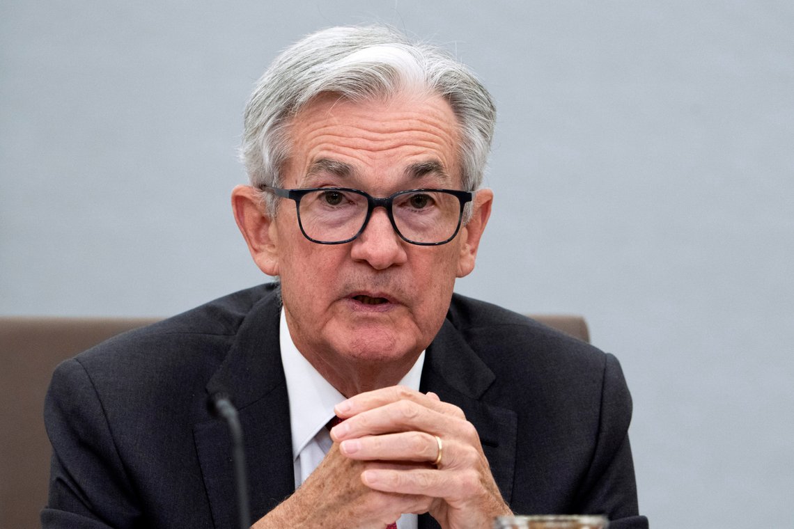 FILE - Federal Reserve Board Chairman Jerome Powell speaks during a conversation with leaders from organizations that include nonprofits, small businesses, manufacturing, supply chain management, the hospitality industry, and the housing and education sectors at the Federal Reserve building, Friday, Sept. 23, 2022, in Washington. Powell said that stablecoins will need greater regulation as they become more widely used by consumers. Powell delivered his virtual remarks Tuesday, Sept. 27, to a conference on digital finance in Paris. (AP Photo/Manuel Balce Ceneta, File) FILE - Federal Reserve Board Chairman Jerome Powell speaks during a conversation with leaders from organizations that include nonprofits, small businesses, manufacturing, supply chain management, the hospitality industry, and the housing and education sectors at the Federal Reserve building, Friday, Sept. 23, 2022, in Washington. Powell said that stablecoins will need greater regulation as they become more widely used by consumers. Powell delivered his virtual remarks Tuesday, Sept. 27, to a conference on digital finance in Paris. (AP Photo/Manuel Balce Ceneta, File)