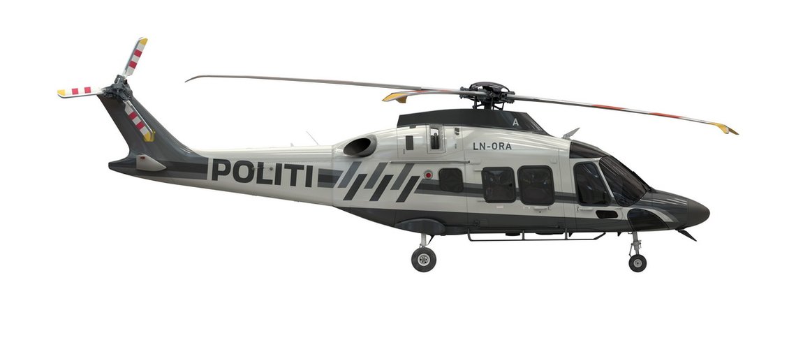 Et politihelikopter av typen AgustaWestland AW169 ble søndag satt inn i beredskapsarbeidet ved Stavanger lufthavn Sola, etter de mange droneobservasjonene på Sør-Vestlandet den siste tiden. Foto: Taraldrud helikopterplass Et politihelikopter av typen AgustaWestland AW169 ble søndag satt inn i beredskapsarbeidet ved Stavanger lufthavn Sola, etter de mange droneobservasjonene på Sør-Vestlandet den siste tiden. Foto: Taraldrud helikopterplass
