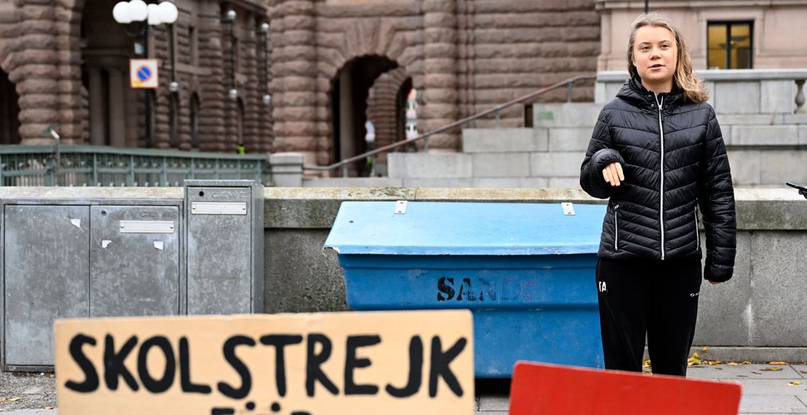Greta Thunberg er blant initiativtakerne bak klimasøksmålet. Foto: Pontus Lundahl / TT / AP / NTB Greta Thunberg er blant initiativtakerne bak klimasøksmålet. Foto: Pontus Lundahl / TT / AP / NTB