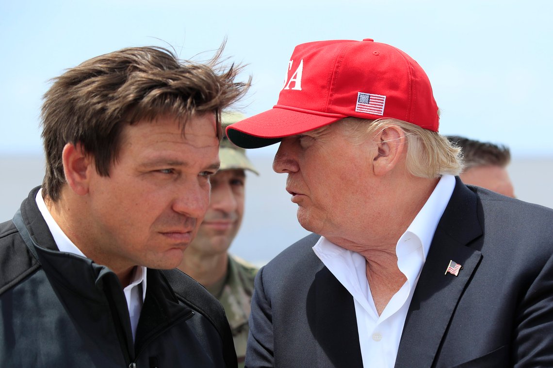 Donald Trump og Ron DeSantis. Foto: AP/Manuel Balce Ceneta Donald Trump og Ron DeSantis. Foto: AP/Manuel Balce Ceneta