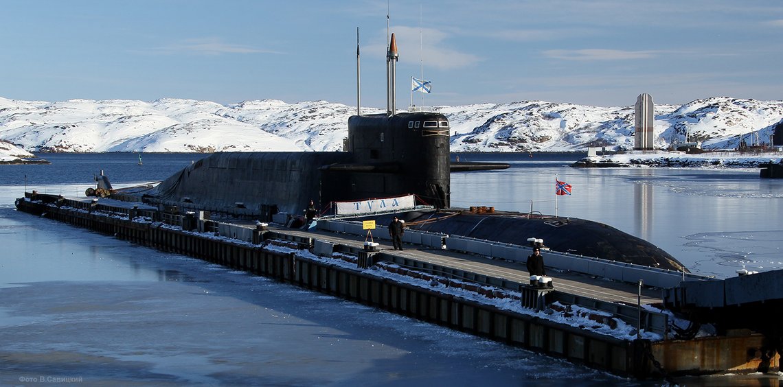 USA og Russland diskuterer muligheten for å gjenoppta samtalene om strategiske atomvåpen, skriver den russiske avisa Kommersant. Her et arkivfoto av en russisk ubåt av Tula-klassen, som er utstyrt med atomvåpen. Foto: Wikimedia Commons USA og Russland diskuterer muligheten for å gjenoppta samtalene om strategiske atomvåpen, skriver den russiske avisa Kommersant. Her et arkivfoto av en russisk ubåt av Tula-klassen, som er utstyrt med atomvåpen. Foto: Wikimedia Commons