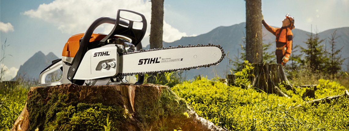 Stihl produserer verdens mest solgte motorsag. Men styreleder i det tyske selskapet frykter at Tyskland står foran avindustrialisering. Foto: Stihl Stihl produserer verdens mest solgte motorsag. Men styreleder i det tyske selskapet frykter at Tyskland står foran avindustrialisering. Foto: Stihl