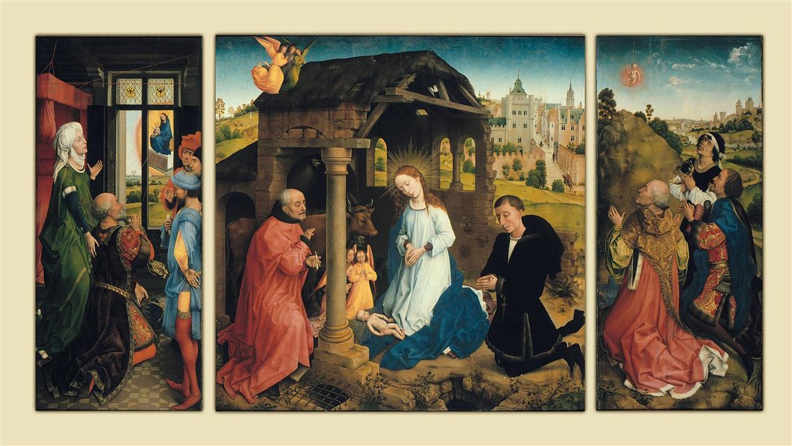 Rogier van der Weyden Pierre Bladelin Triptych 145-1450 Rogier van der Weyden Pierre Bladelin Triptych 145-1450