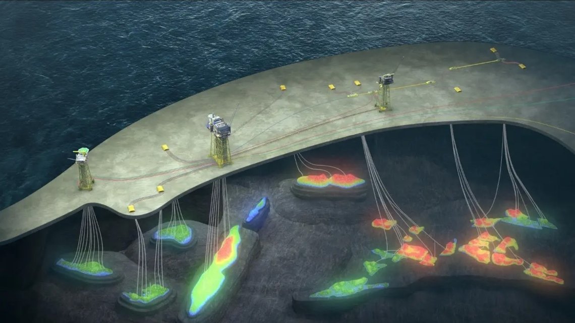 Slik illustrerer Aker BP Yggdrasil-utbyggingen (tidligere Noaka), som selskapet nå har tatt investeringsbeslutning på sammen med partnerne Equinor og Lotos. Foto: Aker BP Slik illustrerer Aker BP Yggdrasil-utbyggingen (tidligere Noaka), som selskapet nå har tatt investeringsbeslutning på sammen med partnerne Equinor og Lotos. Foto: Aker BP