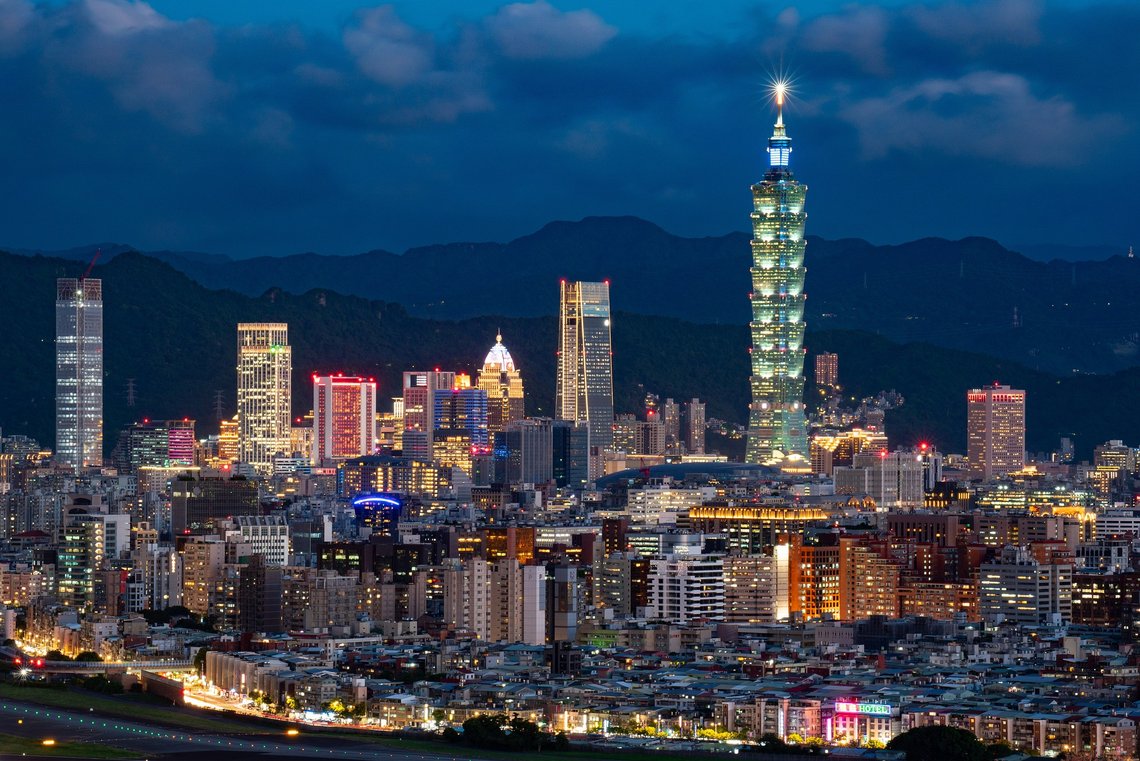 Taipei, Taiwan, foto fra Pixabay. Taipei, Taiwan, foto fra Pixabay.