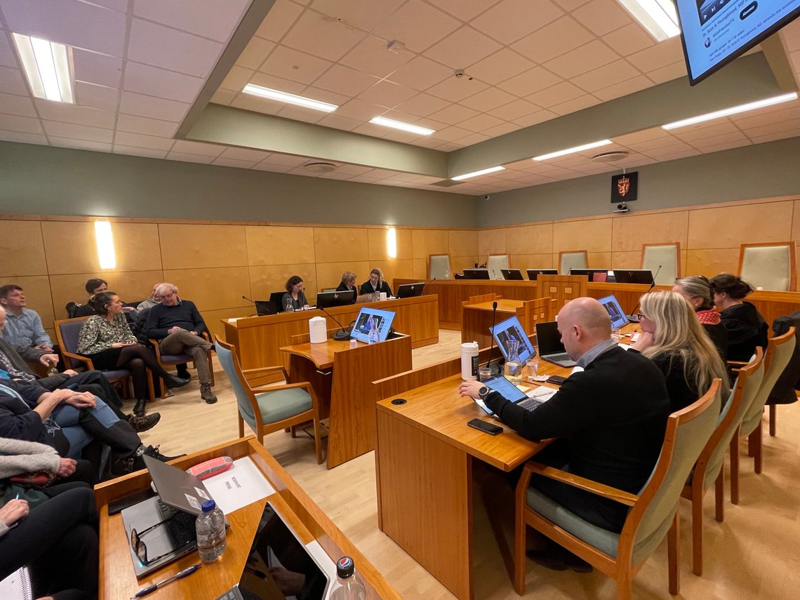 Østre Innlandet tingrett hvor Iris Frohe prøver sak mot tidligere arbeidsgiver mandag. Foto: Document Østre Innlandet tingrett hvor Iris Frohe prøver sak mot tidligere arbeidsgiver mandag. Foto: Document