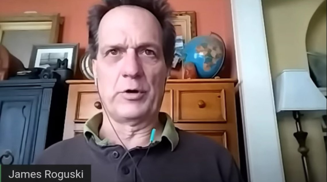 James Roguski. Skjermdump YouTube James Roguski. Skjermdump YouTube