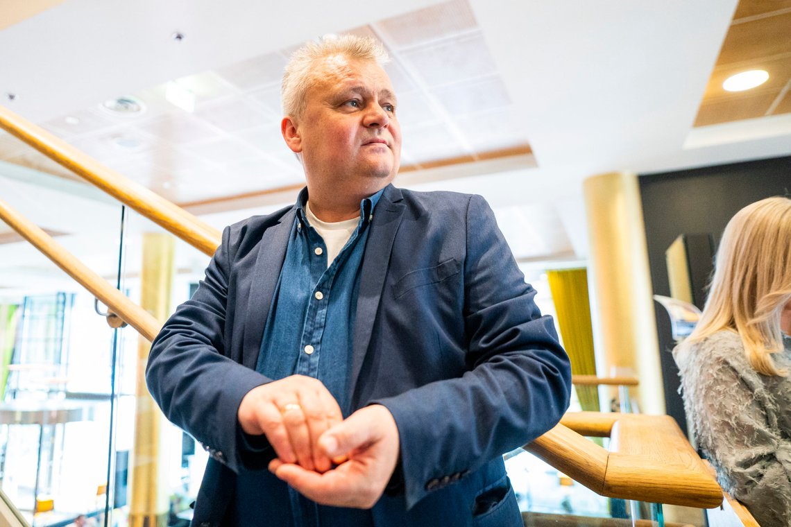 Leder i Fellesforbundet Jørn Eggum gjorde så godt han kunne for EU og Arbeiderpartiets ledelse, men gikk på en smell på årets landsmøte. Nå har han fått marsjordre av medlemmene for å gi Norge tilbake en mer fornuftig og nasjonal kraftpolitikk Foto: Håkon Mosvold Larsen / NTB Oslo 20220331. Leder i Fellesforbundet Jørn Eggum gjorde så godt han kunne for EU og Arbeiderpartiets ledelse, men gikk på en smell på årets landsmøte. Nå har han fått marsjordre av medlemmene for å gi Norge tilbake en mer fornuftig og nasjonal kraftpolitikk Foto: Håkon Mosvold Larsen / NTB Oslo 20220331.