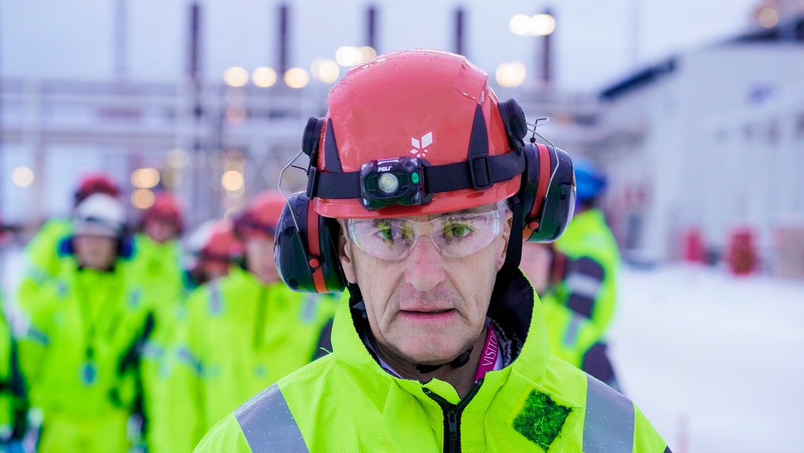 Statsminister Jonas Gahr Støre besøkte tirsdag Equinors anlegg på Melkøya utenfor Hammerfest. Foto: Ole Berg-Rusten / NTB Statsminister Jonas Gahr Støre besøkte tirsdag Equinors anlegg på Melkøya utenfor Hammerfest. Foto: Ole Berg-Rusten / NTB