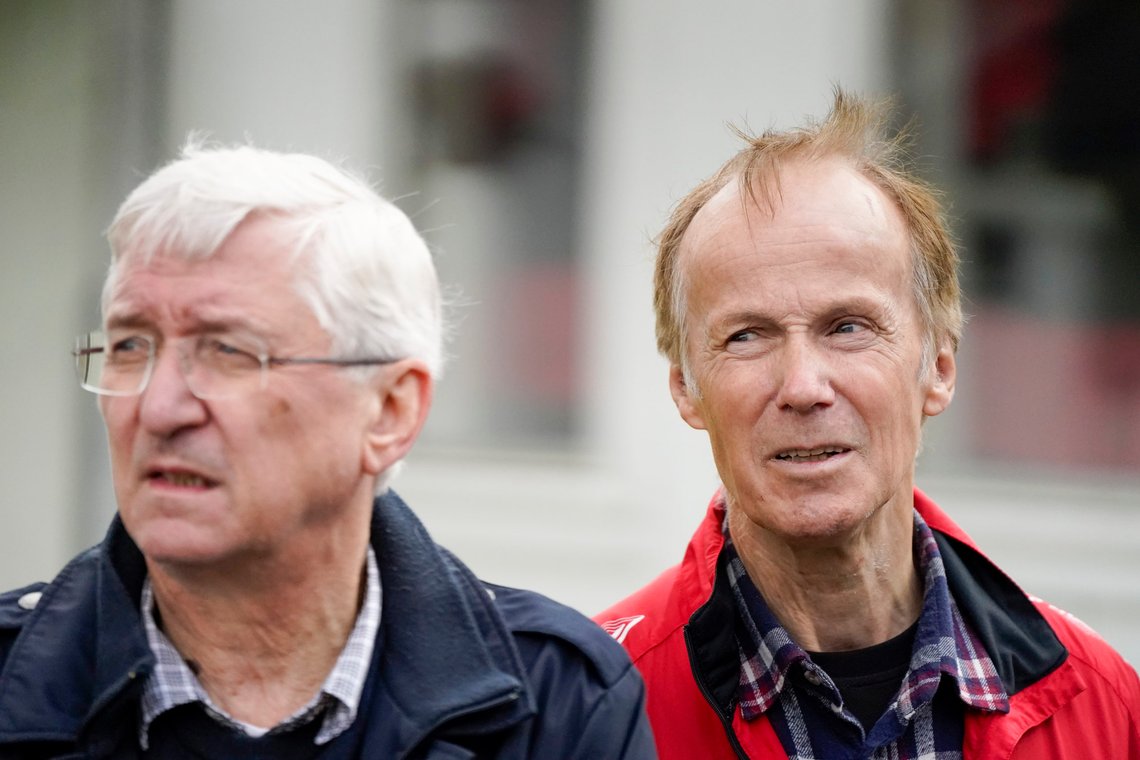 Sørum 20220928.
Per Orderud og privatetterforsker Tore Sandberg under en befaring på Orderud gård i Sørumsand onsdag.
Foto: Håkon Mosvold Larsen / NTB Sørum 20220928.
Per Orderud og privatetterforsker Tore Sandberg under en befaring på Orderud gård i Sørumsand onsdag.
Foto: Håkon Mosvold Larsen / NTB