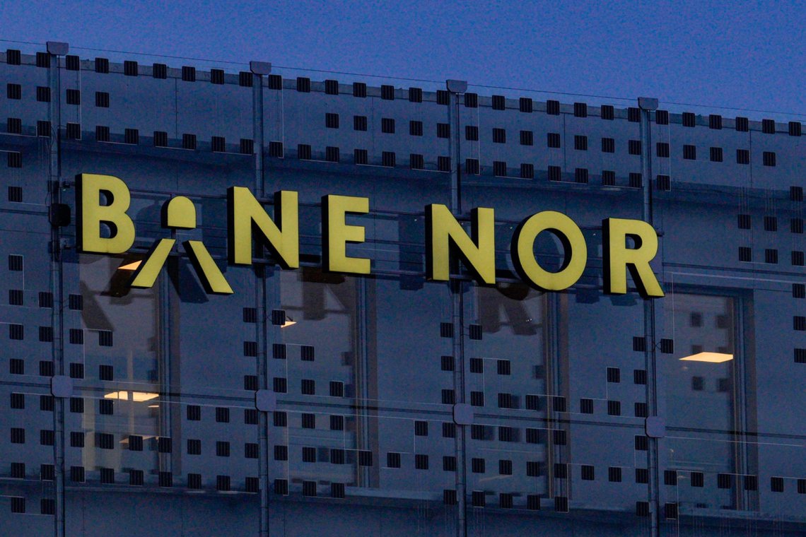 Bane NOR logo.
Foto: Javad Parsa / NTB Bane NOR logo.
Foto: Javad Parsa / NTB