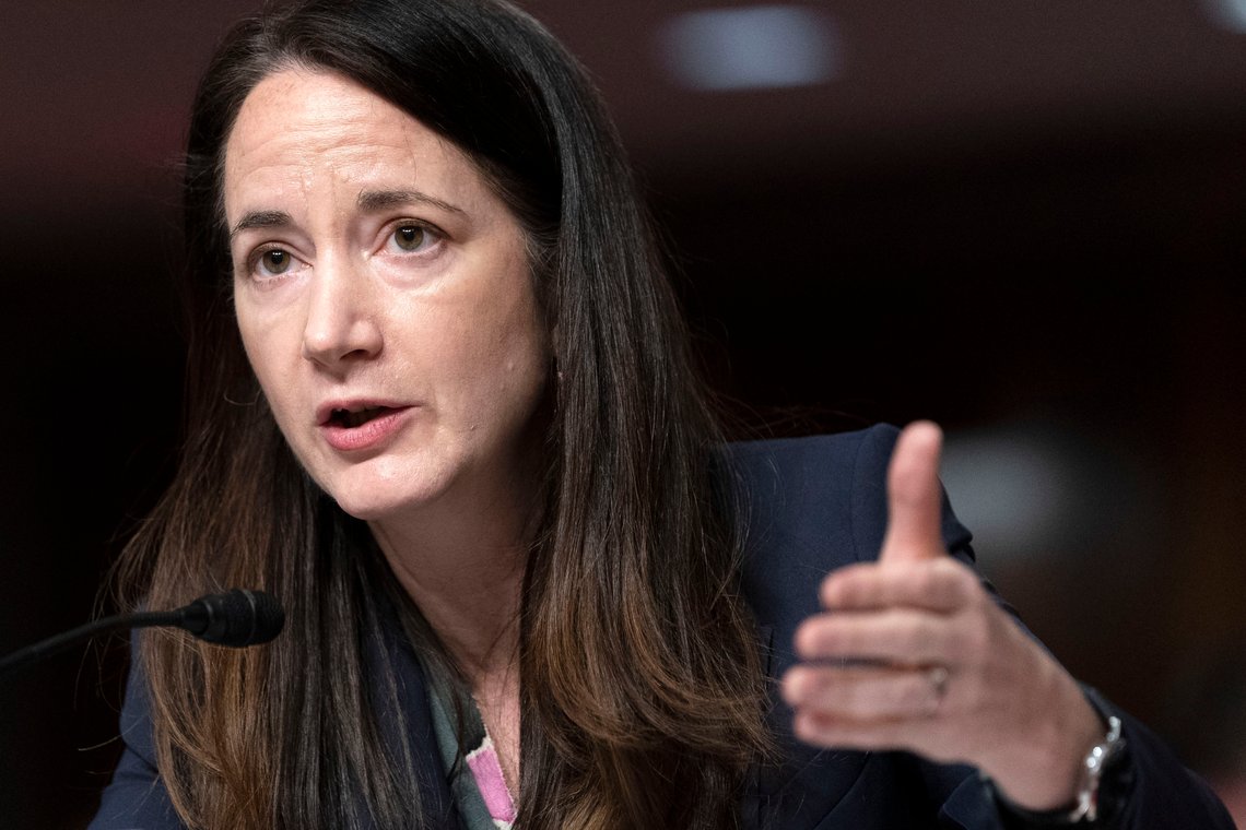 Avril Haines kom fra CIA og er Director of National Intelligence. Det er fra dette miljøet Stoltenberg henter sin retorikk. Kun ved å forstå hvem disse menneskene er og hva de har gjort er det mulig å forstå deres spill. Haines var en av arkitektene bak Russia collusion. AP Photo/Jose Luis Magana Avril Haines kom fra CIA og er Director of National Intelligence. Det er fra dette miljøet Stoltenberg henter sin retorikk. Kun ved å forstå hvem disse menneskene er og hva de har gjort er det mulig å forstå deres spill. Haines var en av arkitektene bak Russia collusion. AP Photo/Jose Luis Magana