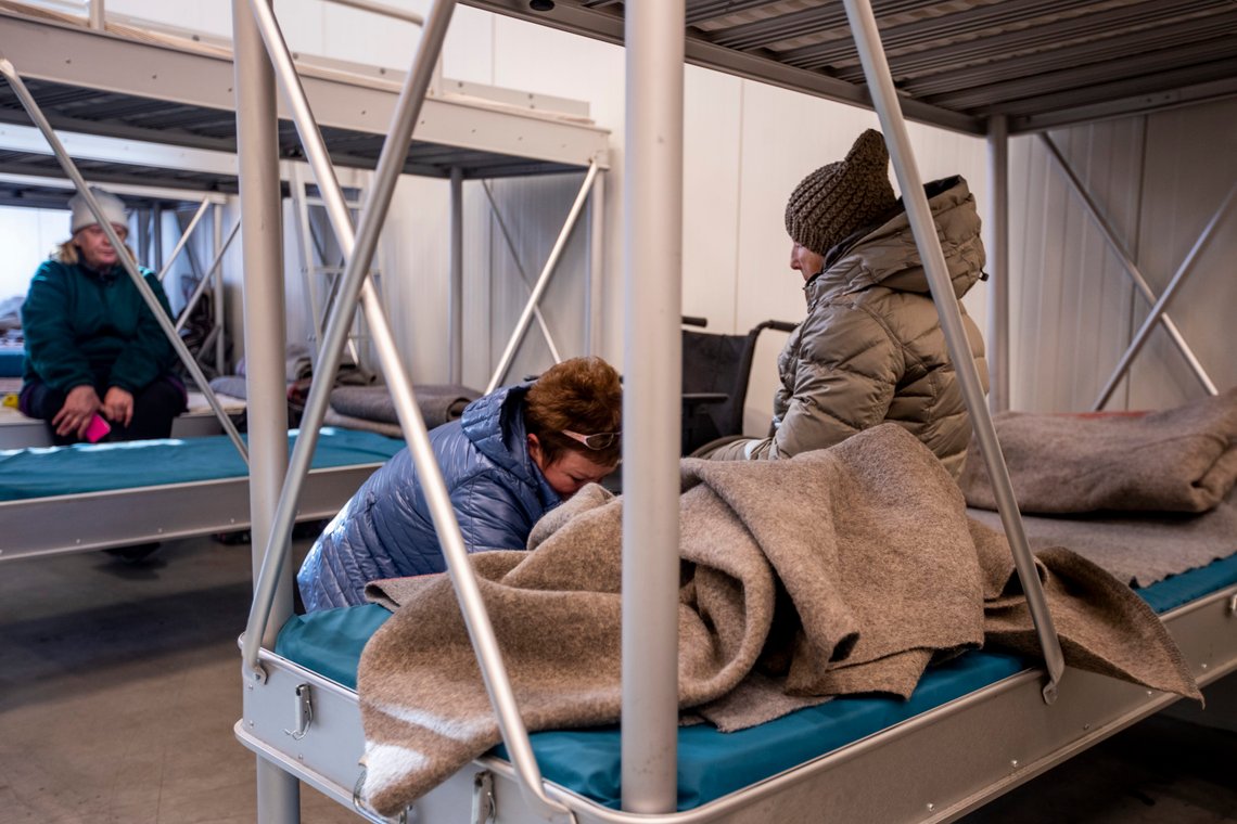 Råde 20220330.
Mange ukrainske flyktninger registrerer seg for norsk politi på Nasjonalt mottakssenter i Råde, der UDI og flere andre aktører prøver å ta unna for de mange ankomstene.
Foto: Javad Parsa / NTB Råde 20220330.
Mange ukrainske flyktninger registrerer seg for norsk politi på Nasjonalt mottakssenter i Råde, der UDI og flere andre aktører prøver å ta unna for de mange ankomstene.
Foto: Javad Parsa / NTB