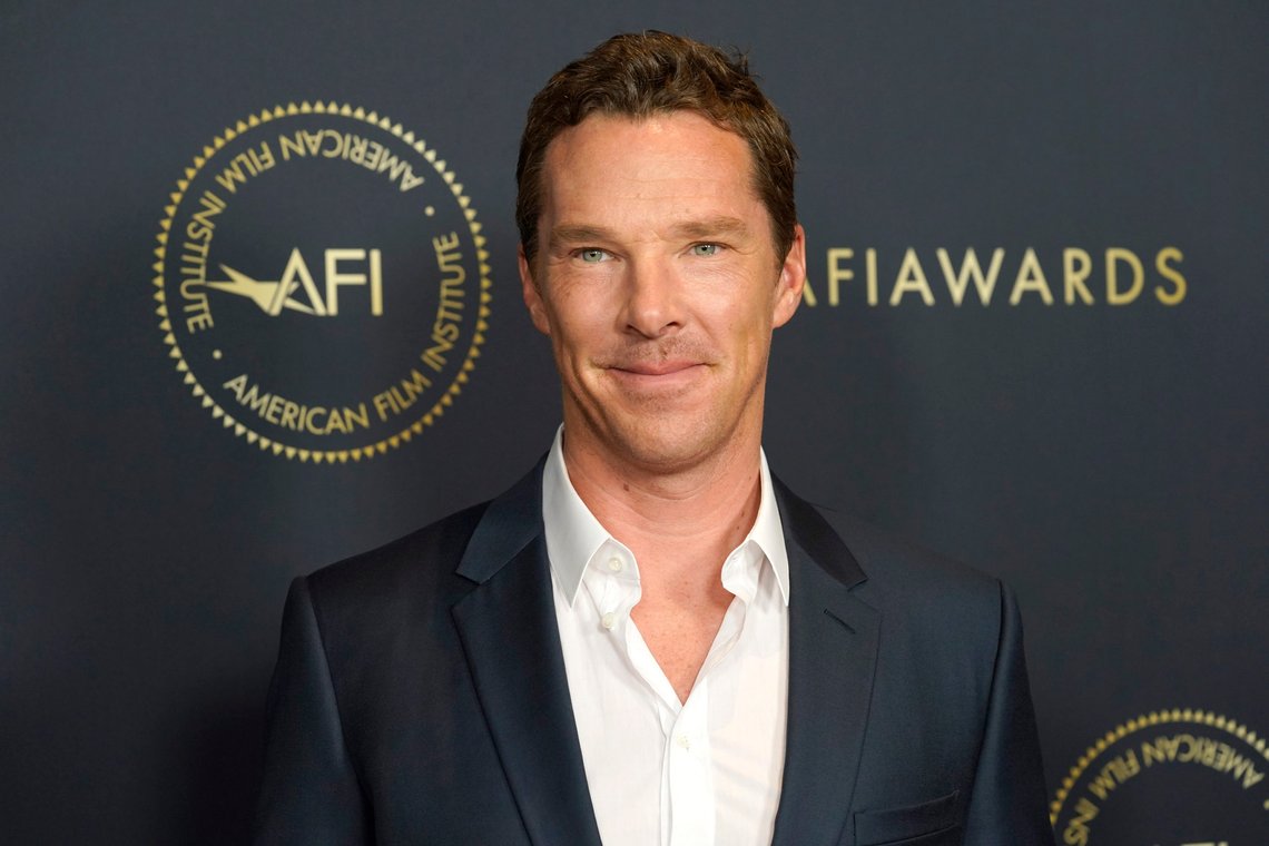 FILE - Benedict Cumberbatch arrives at the AFI Awards Luncheon in Beverly Hills, Calif., on March 11, 2022. Cumberbatch narrates “Super/Natural,” a six-part series from National Geographic on Disney+. (AP Photo/Chris Pizzello, File) FILE - Benedict Cumberbatch arrives at the AFI Awards Luncheon in Beverly Hills, Calif., on March 11, 2022. Cumberbatch narrates “Super/Natural,” a six-part series from National Geographic on Disney+. (AP Photo/Chris Pizzello, File)