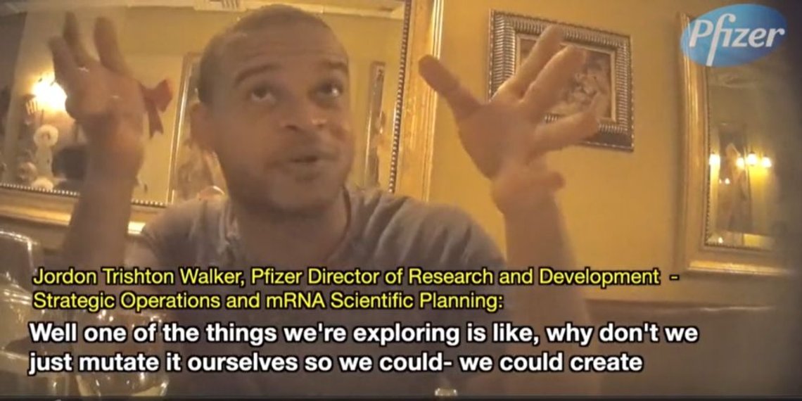 Jordon Trishton Walker er Pfizers Director of Research and Development, Strategic Operations and an mRNA Scientific Planner. Skjermdump Twitter Jordon Trishton Walker er Pfizers Director of Research and Development, Strategic Operations and an mRNA Scientific Planner. Skjermdump Twitter