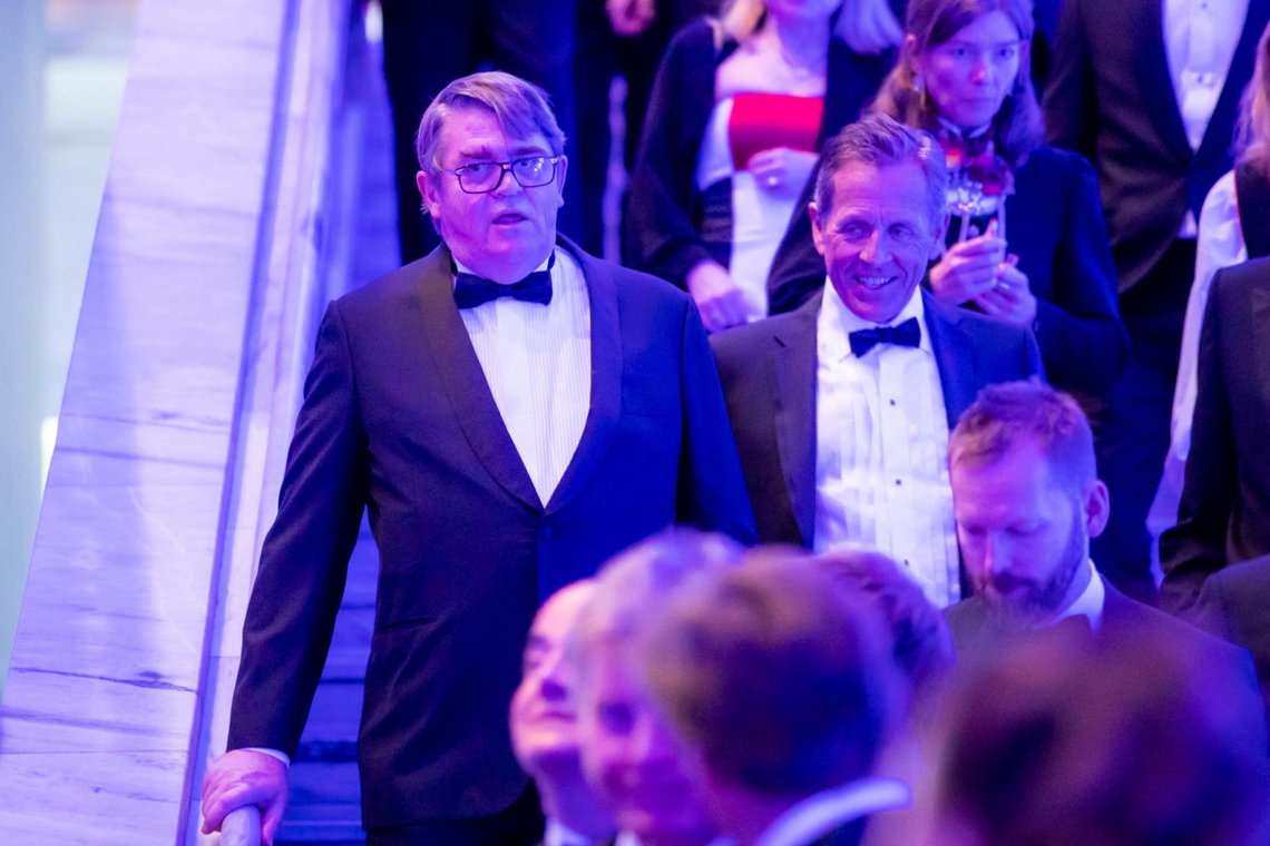 Investor og aksjemegler Jan Petter Sissener (til venstre) er ikke nådig i sin kritikk av det han kaller venstresidens rasering av Norge.
Foto: Håkon Mosvold Larsen / NTB Investor og aksjemegler Jan Petter Sissener (til venstre) er ikke nådig i sin kritikk av det han kaller venstresidens rasering av Norge.
Foto: Håkon Mosvold Larsen / NTB