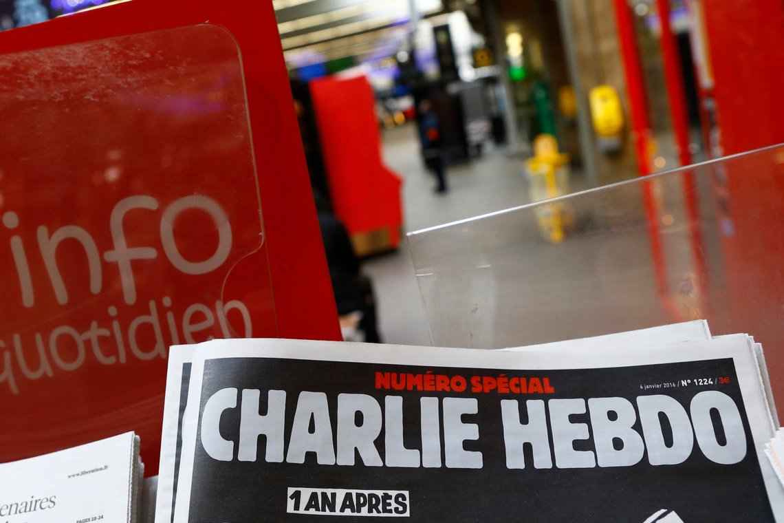 Microsoft mener at iranske hackere sto bak et datainnbrudd mot satiremagasinet Charlie Hebdo tidligere i januar. Arkivfoto: Francois Mori, AP / NTB. Microsoft mener at iranske hackere sto bak et datainnbrudd mot satiremagasinet Charlie Hebdo tidligere i januar. Arkivfoto: Francois Mori, AP / NTB.