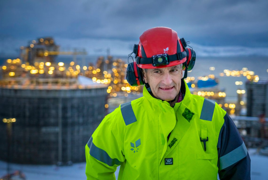 Statsminister Jonas Gahr Støre (Ap) besøker Equinors anlegg på Melkøya utenfor Hammerfest.
Foto: Ole Berg-Rusten / NTB Statsminister Jonas Gahr Støre (Ap) besøker Equinors anlegg på Melkøya utenfor Hammerfest.
Foto: Ole Berg-Rusten / NTB