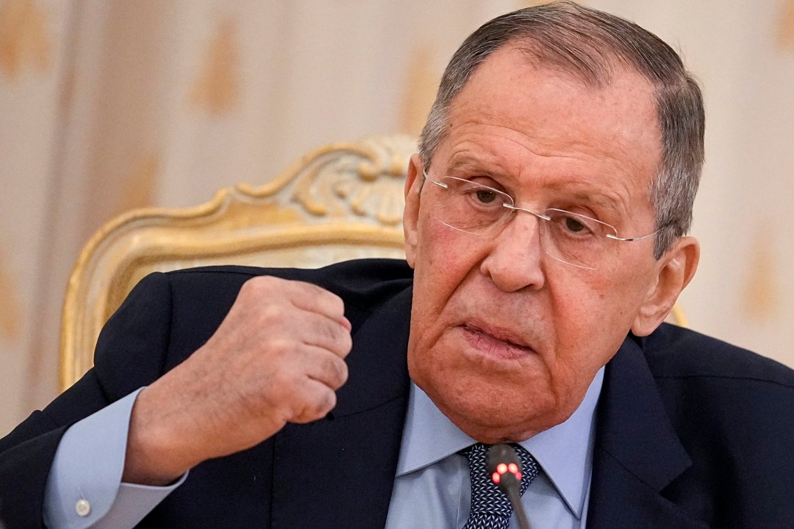 Russlands utenriksminister Sergej Lavrov har sett seg lei på Vestens dominans av verden. Foto: AP /Alexander Zemlianichenko Russlands utenriksminister Sergej Lavrov har sett seg lei på Vestens dominans av verden. Foto: AP /Alexander Zemlianichenko