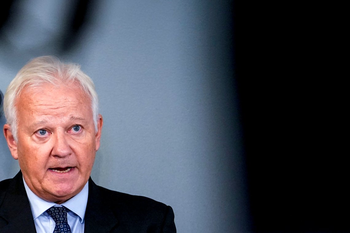 Oslo 20221021.
Riksadvokat Jørn Sigurd Maurud offentliggjorde fredag påtalemyndighetens avgjørelse i Baneheia-saken mot Viggo Kristiansen.
Foto: Gorm Kallestad / NTB Oslo 20221021.
Riksadvokat Jørn Sigurd Maurud offentliggjorde fredag påtalemyndighetens avgjørelse i Baneheia-saken mot Viggo Kristiansen.
Foto: Gorm Kallestad / NTB