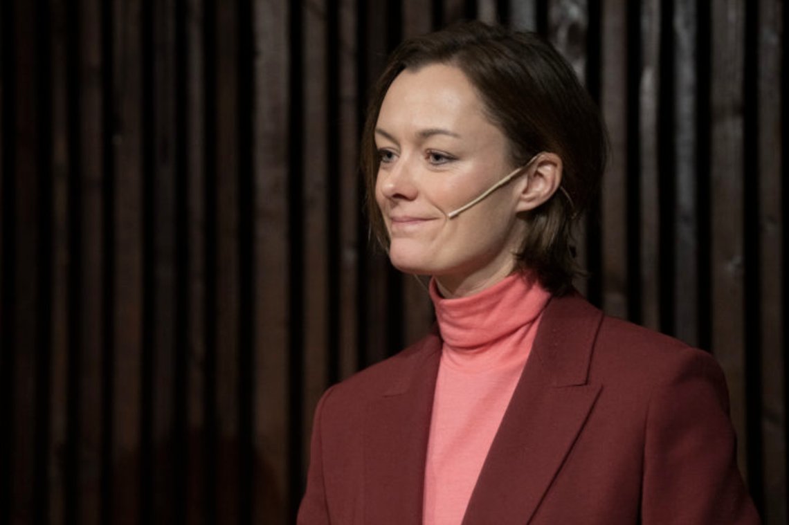 Kultur- og likestillingsminister Anette Trettebergstuen (Ap) møtte kolleger fra29 land. Statsrådene kommer med kritikk av IOC etter tale av Zelenskyj. Foto: Terje Bendiksby / NTB Kultur- og likestillingsminister Anette Trettebergstuen (Ap) møtte kolleger fra29 land. Statsrådene kommer med kritikk av IOC etter tale av Zelenskyj. Foto: Terje Bendiksby / NTB